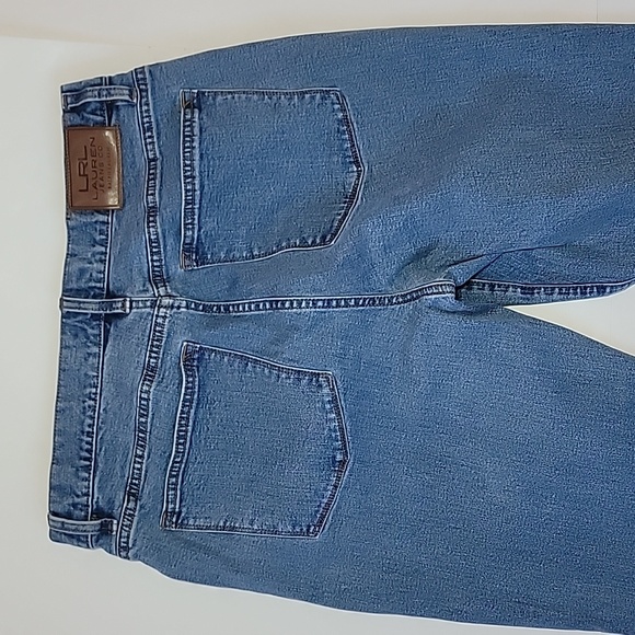LRL Lauren Ralph Lauren Classic Straight Leg Jeans/ 8. - Picture 7 of 10